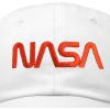 imageDALIX NASA Meatball Insignia Worm Logo Kids Hat Baseball Cap Girls BoysRed Worm  White