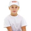 imageDALIX NASA Meatball Insignia Worm Logo Kids Hat Baseball Cap Girls BoysRed Worm  White