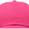 imageDALIX Youth Childrens Cotton Cap Plain Hat Black Khaki Navy Pink Red WhiteHot Pink