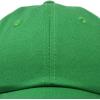 imageDALIX Youth Childrens Cotton Cap Plain Hat Black Khaki Navy Pink Red WhiteKelly Green