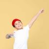 imageDALIX Youth Childrens Cotton Cap Plain Hat Black Khaki Navy Pink Red WhiteRed