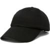 imageDALIX Youth Childrens Cotton Cap Plain Hat Black Khaki Navy Pink Red WhiteBlack