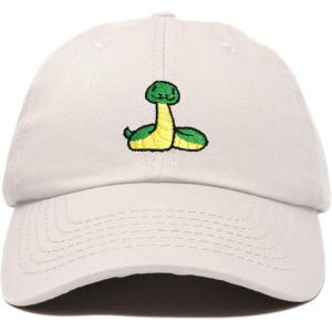 imageDALIX Cute Snake Kids Hat Embroidered Baseball Cap Boys GirlsBeige