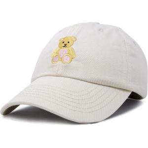 imageDALIX Cute Teddy Bear Hat Infant Baseball Cap for Kids and Toddler Girls BoysM  L  Xl  Beige