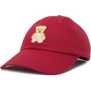imageDALIX Cute Teddy Bear Hat Infant Baseball Cap for Kids and Toddler Girls BoysM  L  Xl  Red