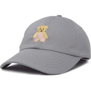 imageDALIX Cute Teddy Bear Hat Infant Baseball Cap for Kids and Toddler Girls BoysXxs  Xs  S  Gray