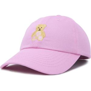 imageDALIX Cute Teddy Bear Hat Infant Baseball Cap for Kids and Toddler Girls BoysXxs  Xs  S  Light Pink