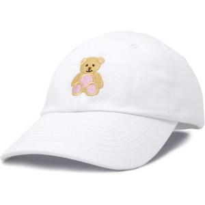imageDALIX Cute Teddy Bear Hat Infant Baseball Cap for Kids and Toddler Girls BoysXxs  Xs  S  White