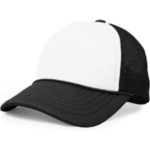 imageDALIX Infant Trucker Hat Baby Girl Boys Cap Extra Small Kids Children AdjustableBlackwhite