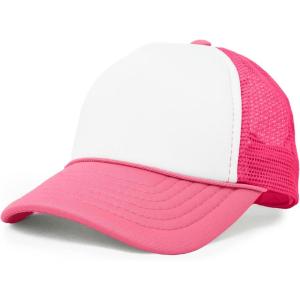 imageDALIX Infant Trucker Hat Baby Girl Boys Cap Extra Small Kids Children AdjustableNeonpinkwhite