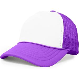imageDALIX Infant Trucker Hat Baby Girl Boys Cap Extra Small Kids Children AdjustableNeonpurplewhite