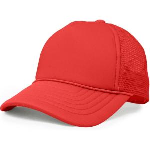 imageDALIX Infant Trucker Hat Baby Girl Boys Cap Extra Small Kids Children AdjustableRed