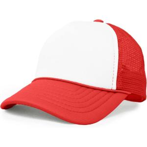 imageDALIX Infant Trucker Hat Baby Girl Boys Cap Extra Small Kids Children AdjustableRedwhite