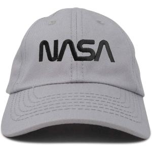 imageDALIX NASA Meatball Insignia Worm Logo Infant Hat Baseball Cap Girls BoysBlack Worm  Gray