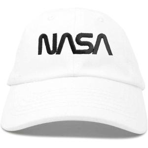 imageDALIX NASA Meatball Insignia Worm Logo Infant Hat Baseball Cap Girls BoysBlack Worm  White