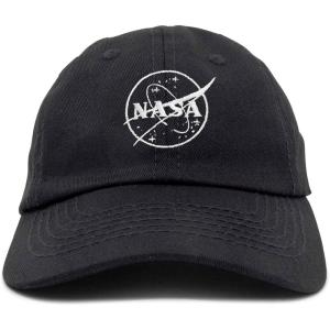 imageDALIX NASA Meatball Insignia Worm Logo Infant Hat Baseball Cap Girls BoysWhite Meatball  Black