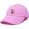 imageDALIX Cute Monkey Kids Hat Embroidered Baseball Cap Girls BoysPink