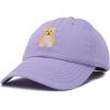 imageDALIX Cute Teddy Bear Hat Infant Baseball Cap for Toddler Boys and GirlsLavender