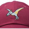 imageDALIX Peter The Pterodactyl Dinosaur Childrens Hat Baseball Cap Girls BoysMaroon