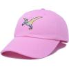 imageDALIX Peter The Pterodactyl Dinosaur Childrens Hat Baseball Cap Girls BoysPink