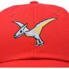 imageDALIX Peter The Pterodactyl Dinosaur Childrens Hat Baseball Cap Girls BoysRed