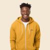 imageDALIX Pizza Embroidered Zip Hoodie Fleece Long Sleeve Pocket Warm Soft MensGold