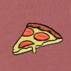 imageDALIX Pizza Embroidered Zip Hoodie Fleece Long Sleeve Pocket Warm Soft MensMauve