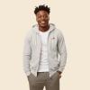 imageDALIX Pizza Embroidered Zip Hoodie Fleece Long Sleeve Pocket Warm Soft MensSilver