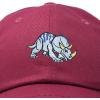 imageDALIX Sara The Triceratops Dinosaur Childrens Hat Baseball Cap Girls BoysMaroon