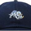 imageDALIX Sara The Triceratops Dinosaur Childrens Hat Baseball Cap Girls BoysNavy Blue