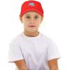 imageDALIX Sara The Triceratops Dinosaur Childrens Hat Baseball Cap Girls BoysRed