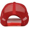 imageDALIX Youth Trucker Hat Mesh Cap 12 Pack Dozen BulkRed and White