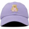 imageDALIX Cute Teddy Bear Hat Infant Baseball Cap for Toddler Boys and GirlsLavender