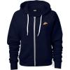 imageDALIX Pizza Embroidered Zip Hoodie Fleece Long Sleeve Pocket Warm Soft MensNavy Blue