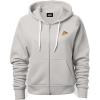imageDALIX Pizza Embroidered Zip Hoodie Fleece Long Sleeve Pocket Warm Soft MensSilver