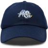 imageDALIX Sara The Triceratops Dinosaur Childrens Hat Baseball Cap Girls BoysNavy Blue