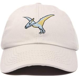 imageDALIX Peter The Pterodactyl Dinosaur Childrens Hat Baseball Cap Girls BoysBeige