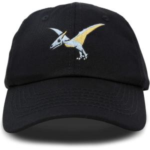 imageDALIX Peter The Pterodactyl Dinosaur Childrens Hat Baseball Cap Girls BoysBlack