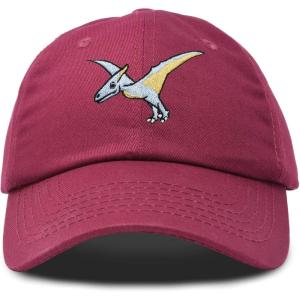 imageDALIX Peter The Pterodactyl Dinosaur Childrens Hat Baseball Cap Girls BoysMaroon