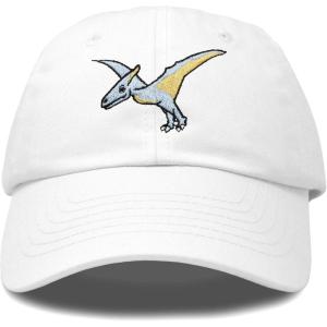 imageDALIX Peter The Pterodactyl Dinosaur Childrens Hat Baseball Cap Girls BoysWhite