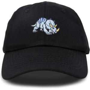 imageDALIX Sara The Triceratops Dinosaur Childrens Hat Baseball Cap Girls BoysBlack