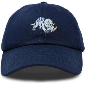 imageDALIX Sara The Triceratops Dinosaur Childrens Hat Baseball Cap Girls BoysNavy Blue