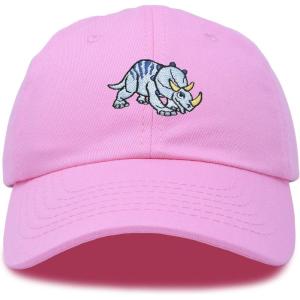 imageDALIX Sara The Triceratops Dinosaur Childrens Hat Baseball Cap Girls BoysPink