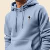 imageDALIX Astronaut Embroidered Fleece Zip Hoodie Cold Fall Winter MensLight Blue