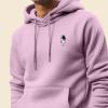 imageDALIX Astronaut Embroidered Fleece Zip Hoodie Cold Fall Winter MensLight Pink