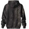 imageDALIX Cappuccino Embroidered Fleece Hoodie Mineral Wash Long Sleeve Sweatshirt MensBlack