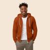 imageDALIX Donut Embroidered Hoodie Fleece Sweatshirt Zip Front MensAutumn