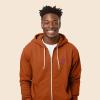 imageDALIX Donut Embroidered Hoodie Fleece Sweatshirt Zip Front MensAutumn