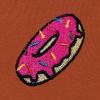 imageDALIX Donut Embroidered Hoodie Fleece Sweatshirt Zip Front MensAutumn