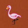 imageDALIX Flamingo Embroidered Zip Hoodie Fleece Long Sleeve Pocket Warm Soft MensAutumn